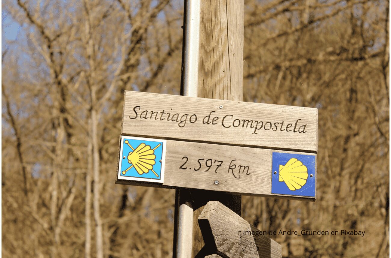 Imagen de Cartel del Camino de Santiago