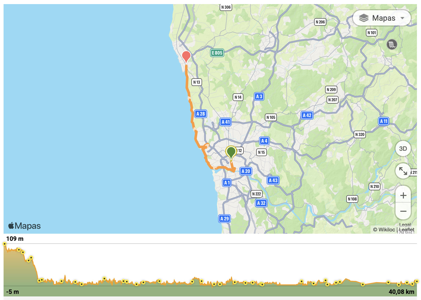Etapa 1- Oporto-Vila do Conde