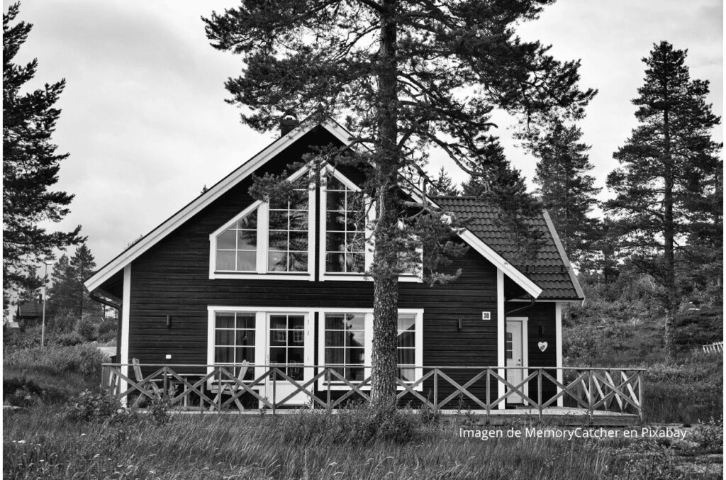 Imagen casa en el bosque