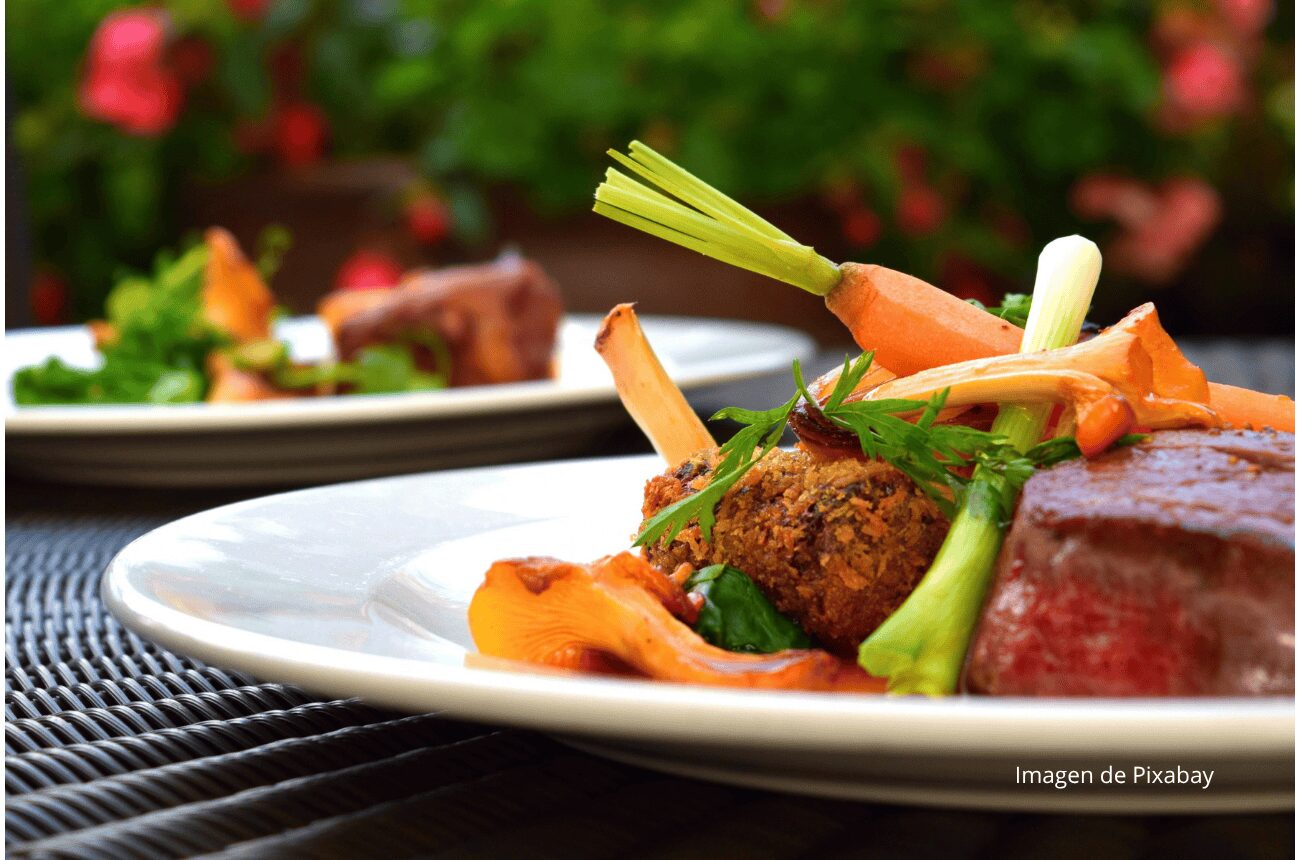 Imagen plato comida saludable