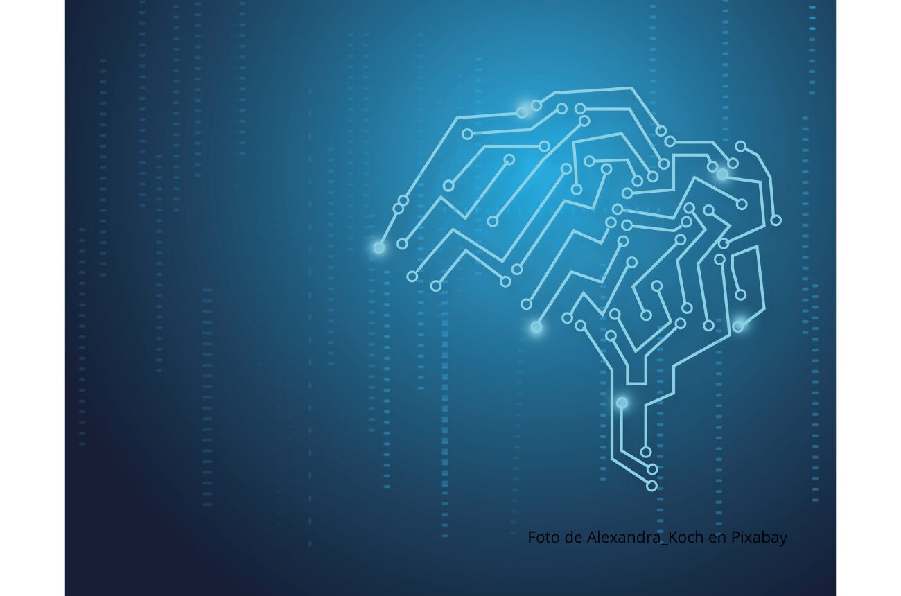 Imagen de cerebro IA